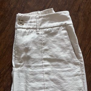 Cream Chino Cropped Pant